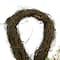 24" Pumpkins & Berries Artificial Fall Harvest Twig Teardrop Swag